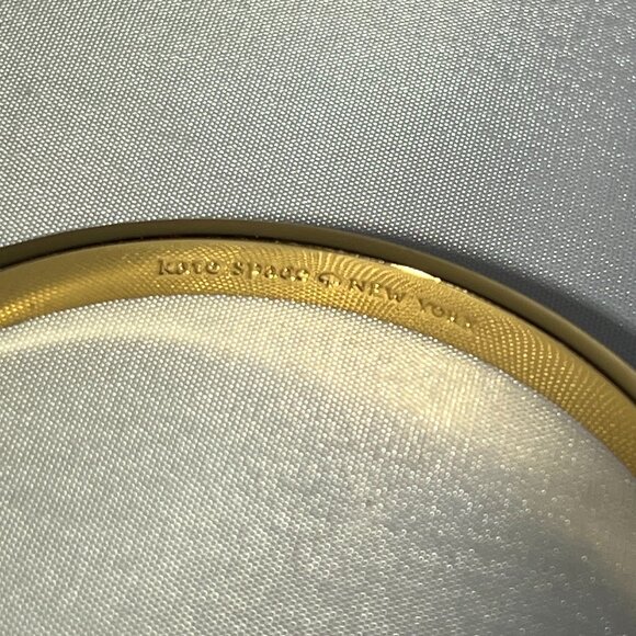 RARE New Kate Spade 2014 Take A Bow “EMULATES TIFFANY BLUE COLOR”Plated Bracelet - Picture 3 of 8